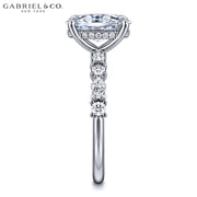 2.51ctw Oval Cut Lab Grown Diamond Ring