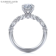 2.51ctw Oval Cut Lab Grown Diamond Ring