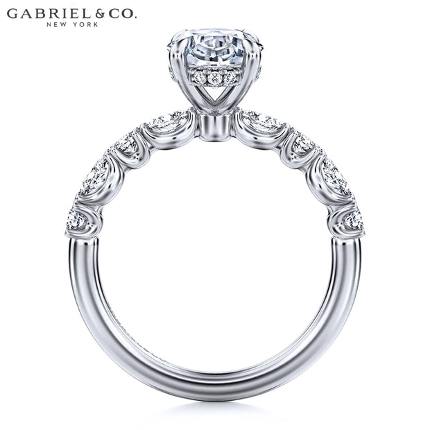 2.51ctw Oval Cut Lab Grown Diamond Ring
