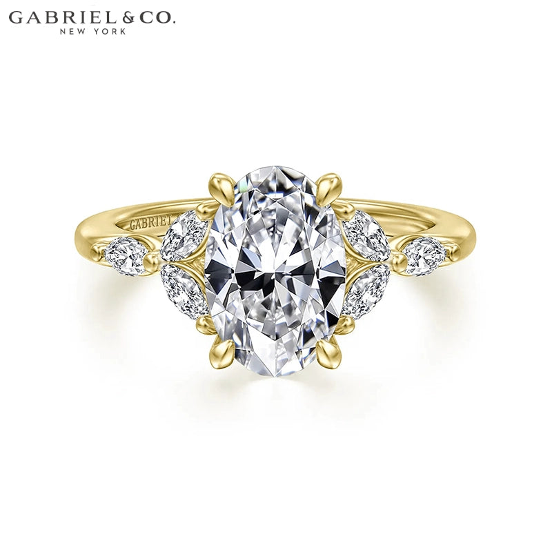 1.25ctr-2.00ctr Oval Cut Natural Diamond Ring Tailor Made