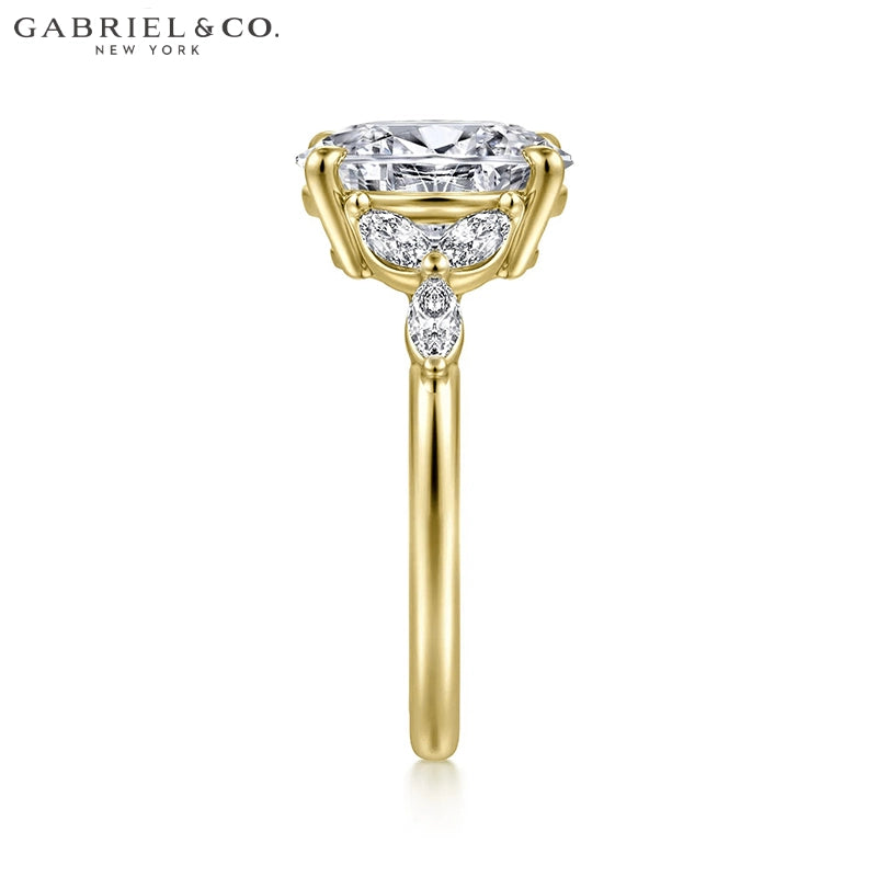 1.25ctr-2.00ctr Oval Cut Natural Diamond Ring Tailor Made