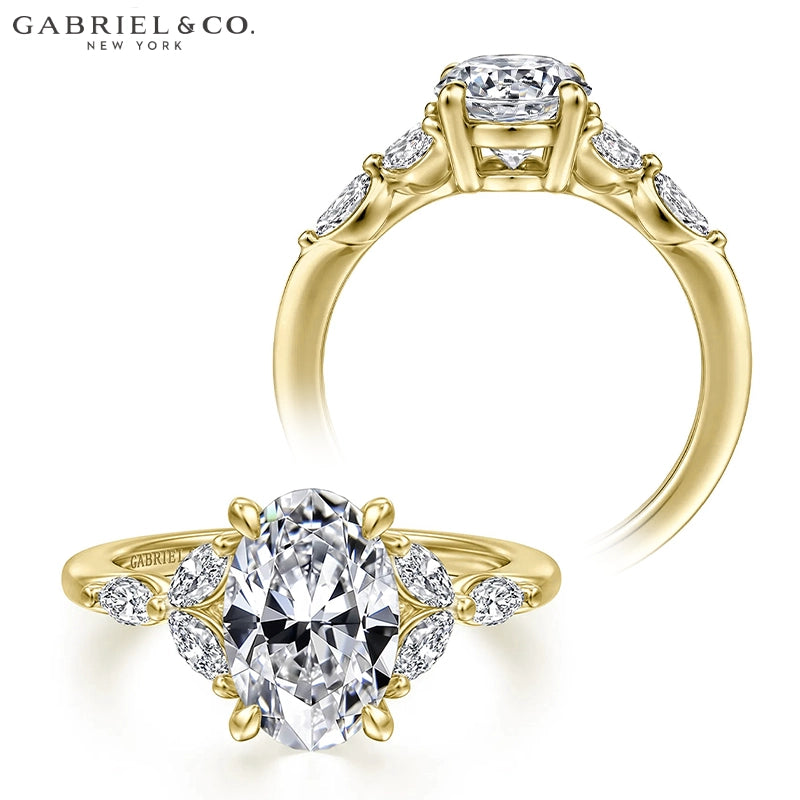 1.25ctr-2.00ctr Oval Cut Natural Diamond Ring Tailor Made