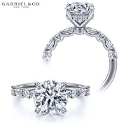 1.50ctr-3.00ctr Round Cut Lab Grown Diamond Ring