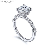 1.50ctr-3.00ctr Round Cut Lab Grown Diamond Ring