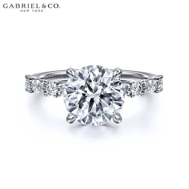 1.50ctr-3.00ctr Round Cut Lab Grown Diamond Ring