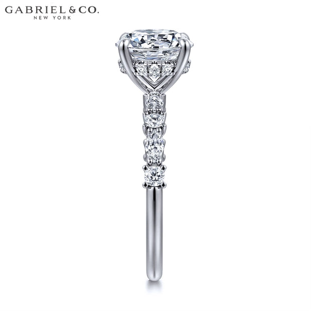 1.50ctr-3.00ctr Round Cut Lab Grown Diamond Ring