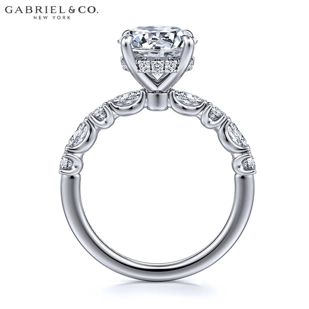 1.50ctr-3.00ctr Round Cut Lab Grown Diamond Ring