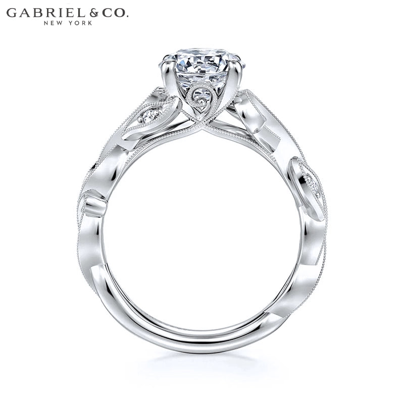 1.00ctr-2.00ctr Round Cut Natural Diamond Ring
