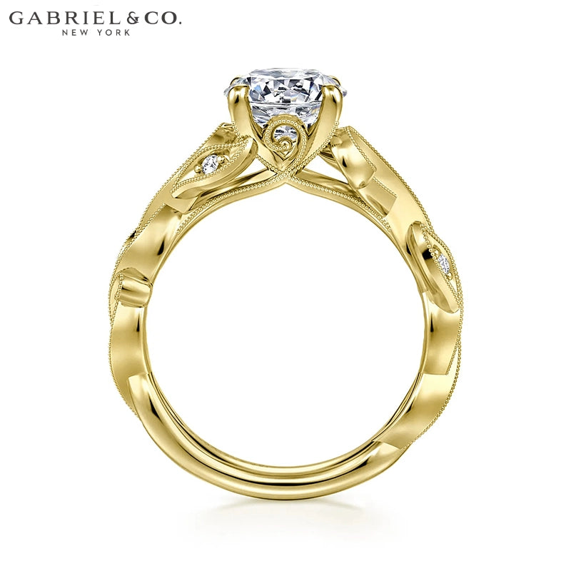 1.00ctr-2.00ctr Round Cut Natural Diamond Ring