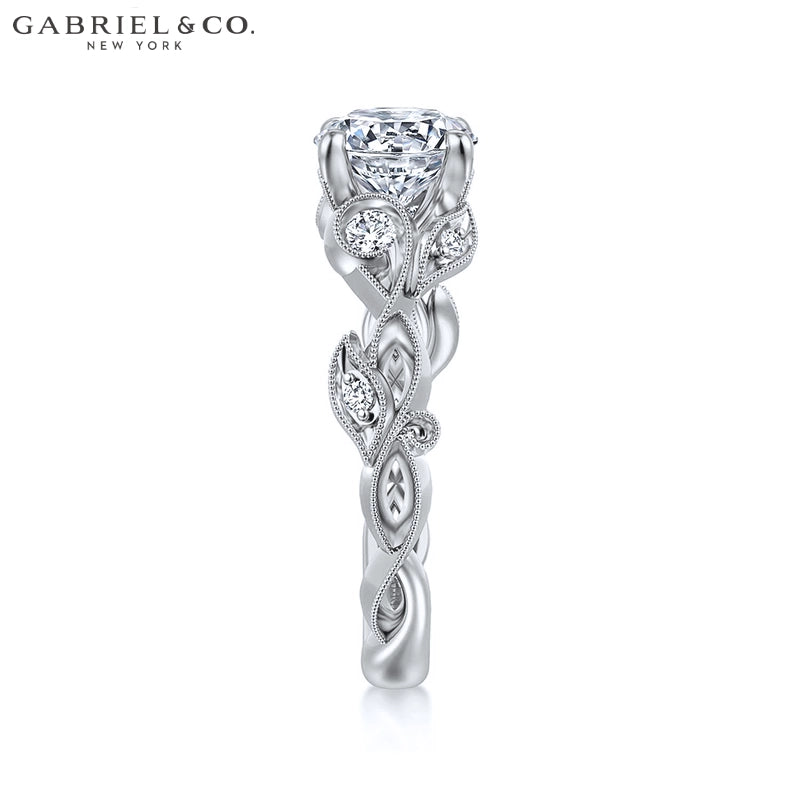 1.00ctr-2.00ctr Round Cut Natural Diamond Ring