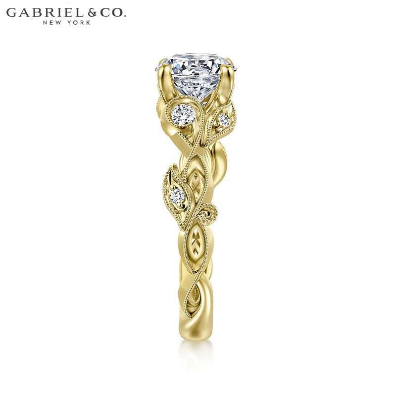 1.00ctr-2.00ctr Round Cut Natural Diamond Ring