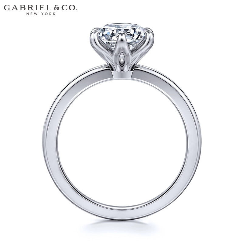 1.00ctr-2.00ctr Round Cut Natural Diamond Ring