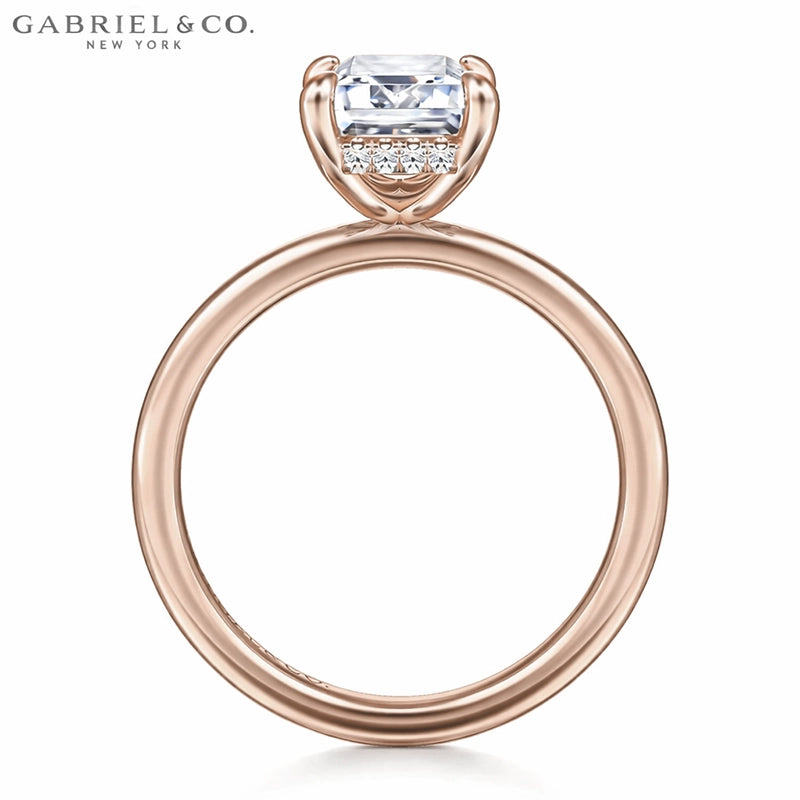 1.25ctr-2.50ctr Emerald Cut Lab Grown Diamond Ring