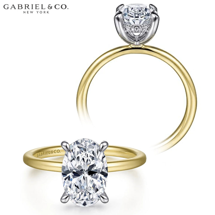 2.11ctw Oval Cut Lab Grown Diamond Ring