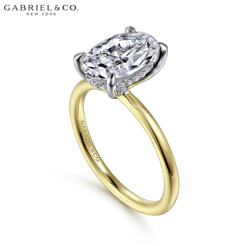2.11ctw Oval Cut Lab Grown Diamond Ring