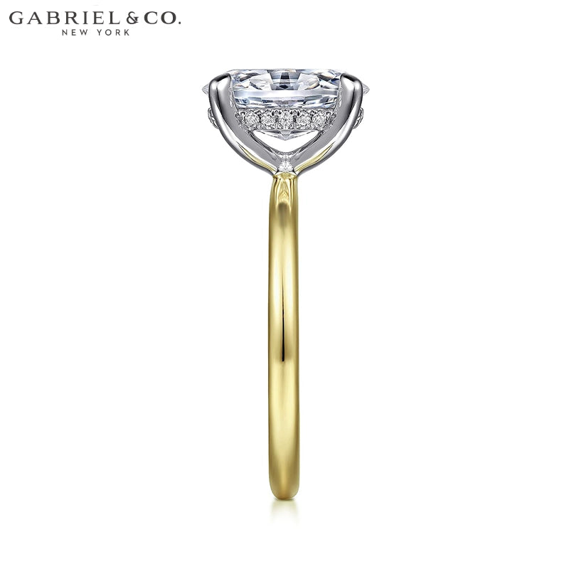 2.11ctw Oval Cut Lab Grown Diamond Ring