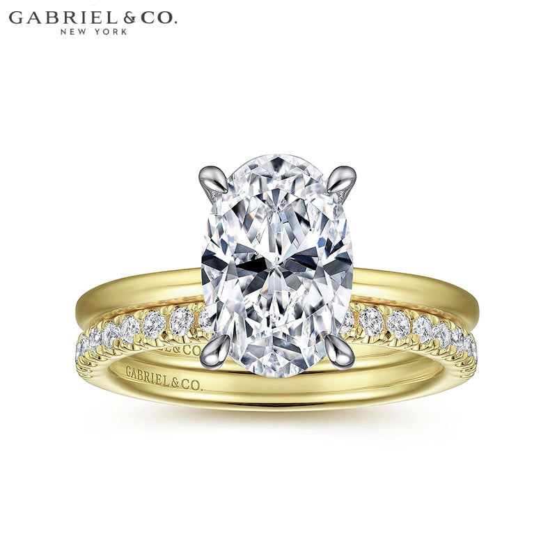 2.11ctw Oval Cut Lab Grown Diamond Ring