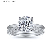 1.63ctw Round Brilliant Cut Lab Grown Diamond Ring