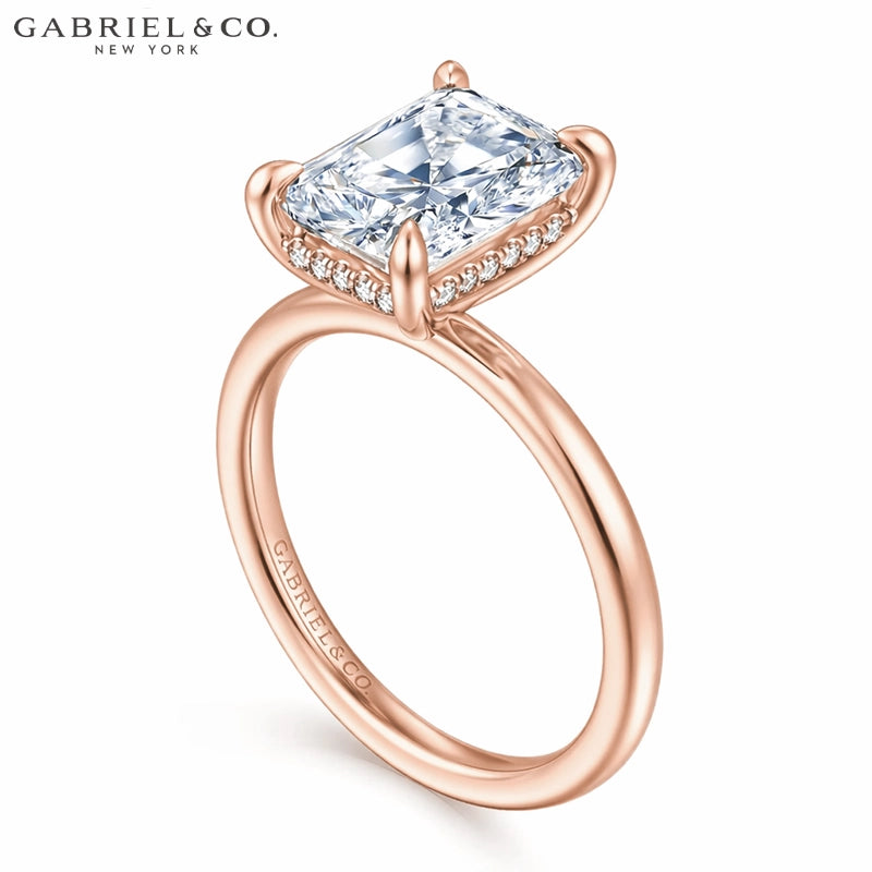 3.00ctr-5.00ctr Radiant Cut Lab Grown Diamond Ring