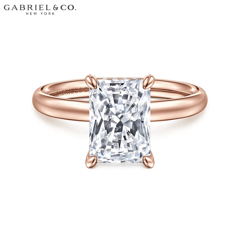 1.25ctr-2.50ctr Radiant Cut Lab Grown Diamond Ring Tailor Made