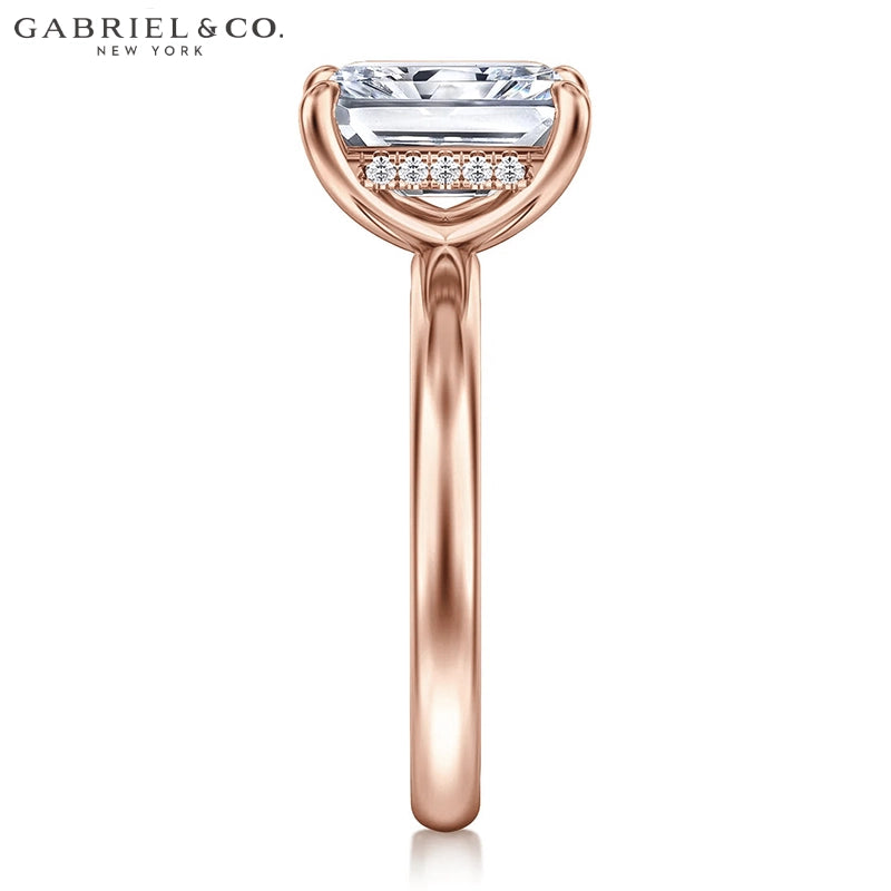 1.25ctr-2.50ctr Radiant Cut Lab Grown Diamond Ring Tailor Made