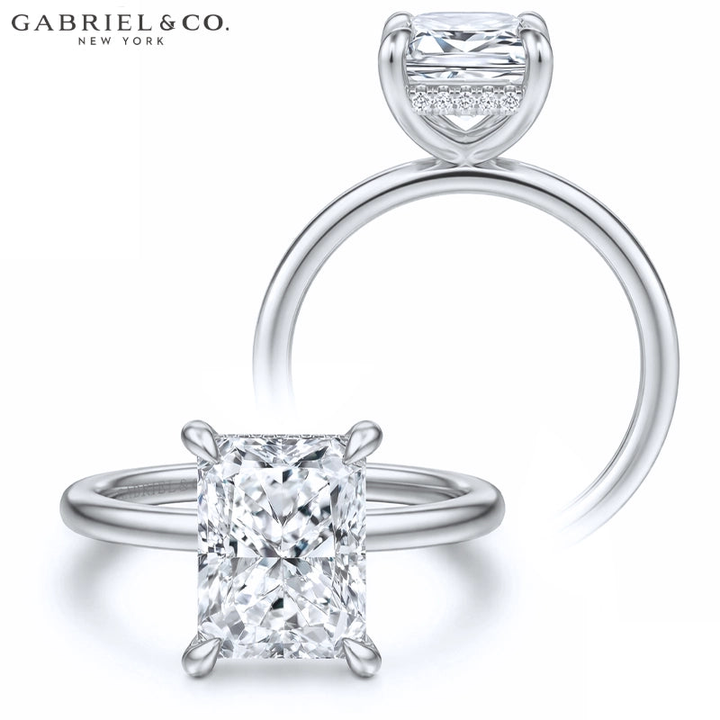 3.00ctr-5.00ctr Radiant Cut Lab Grown Diamond Ring Tailor Made
