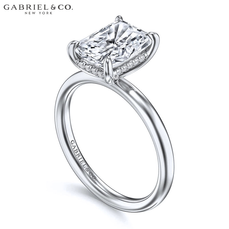 1.25ctr-2.50ctr Radiant Cut Lab Grown Diamond Ring Tailor Made