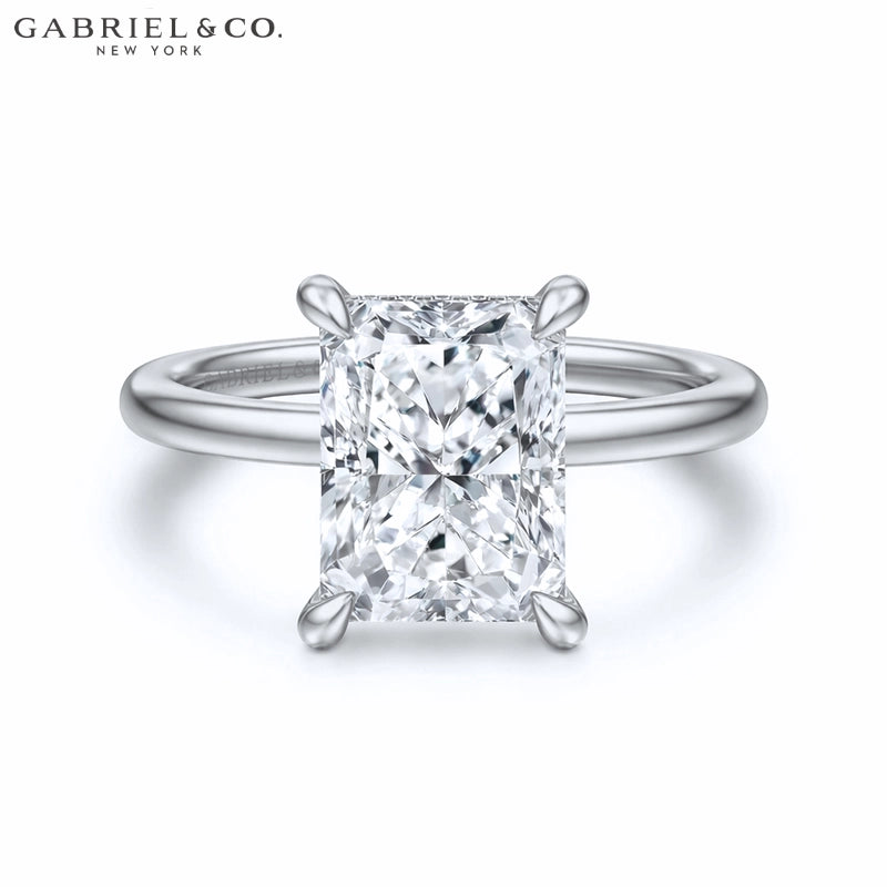 3.00ctr-5.00ctr Radiant Cut Lab Grown Diamond Ring
