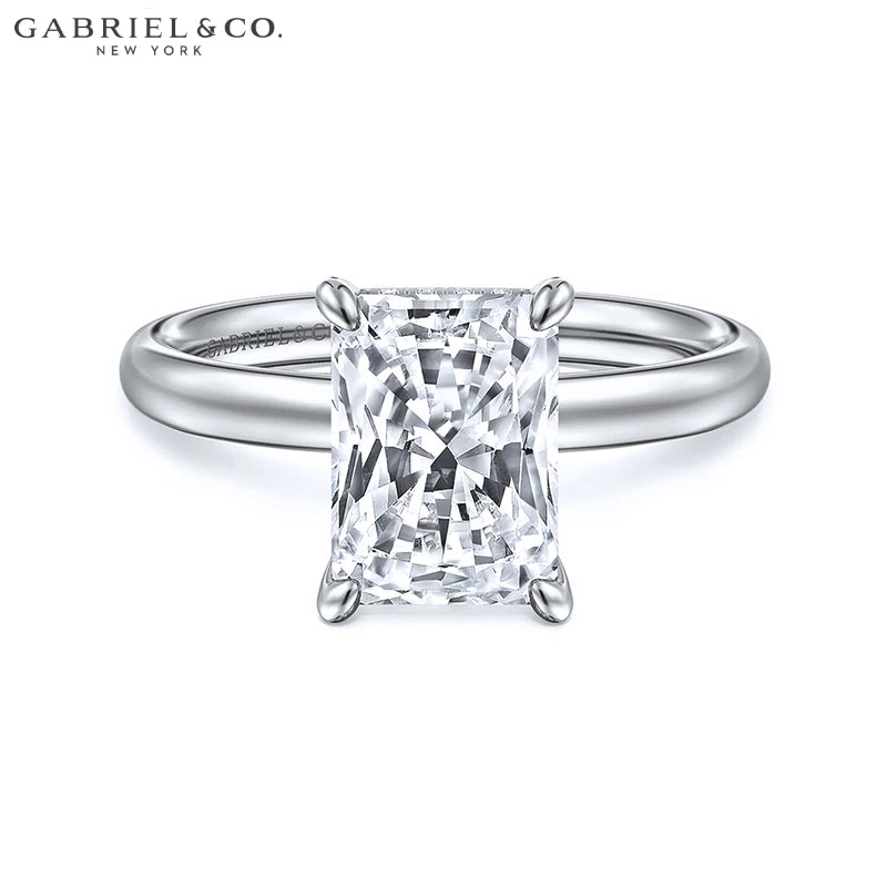 1.25ctr-2.50ctr Radiant Cut Lab Grown Diamond Ring Tailor Made