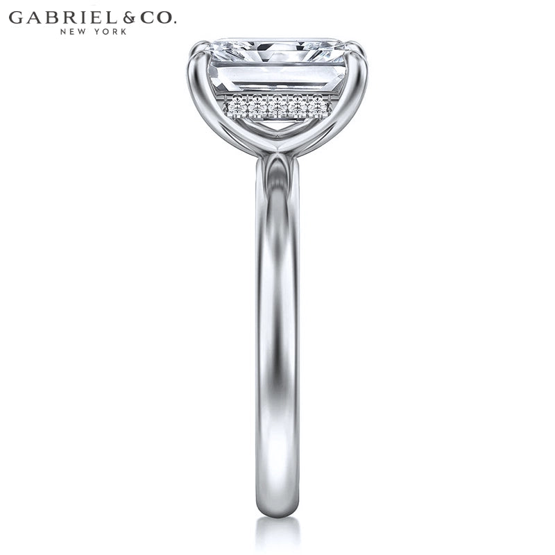 1.25ctr-2.50ctr Radiant Cut Lab Grown Diamond Ring Tailor Made
