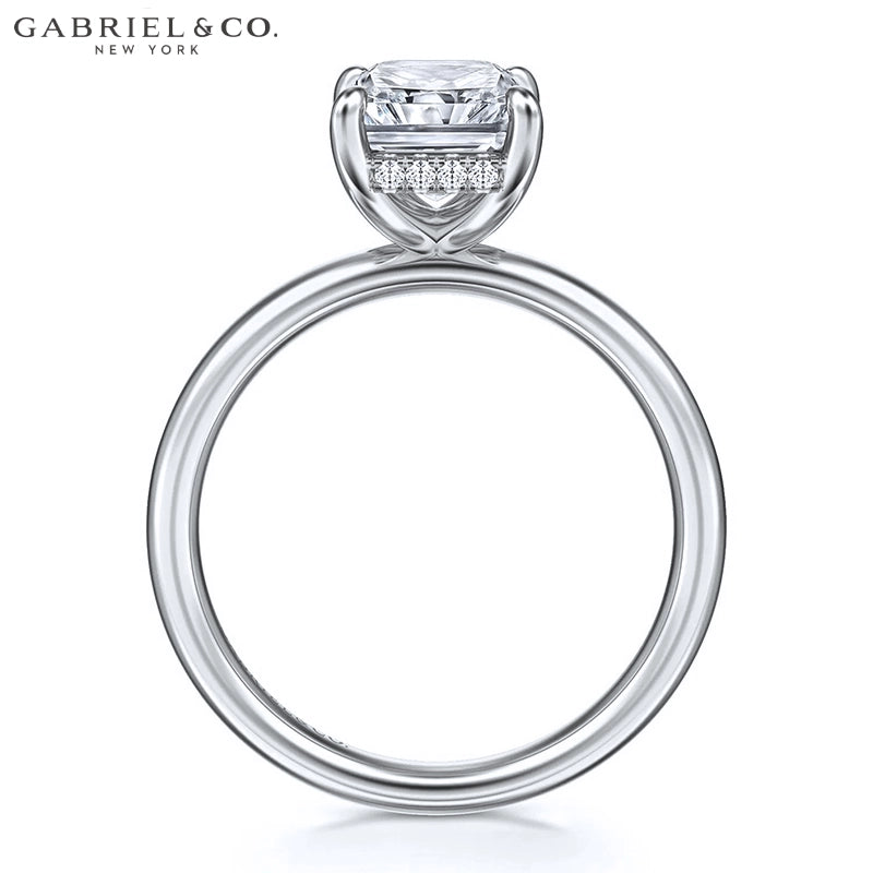 1.25ctr-2.50ctr Radiant Cut Lab Grown Diamond Ring Tailor Made