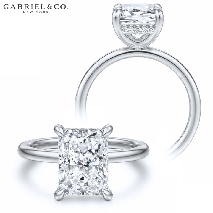 3.00ctr-5.00ctr Radiant Cut Lab Grown Diamond Ring Tailor Made