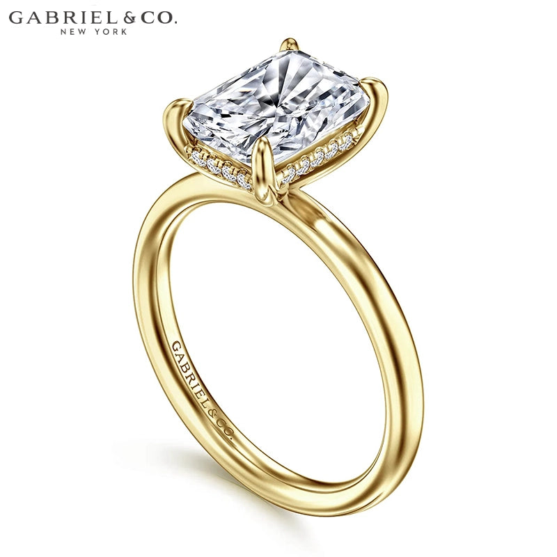 1.25ctr-2.50ctr Radiant Cut Lab Grown Diamond Ring Tailor Made