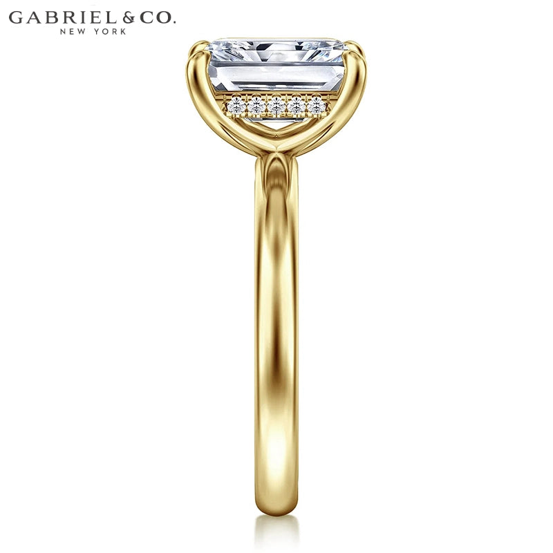 1.25ctr-2.50ctr Radiant Cut Lab Grown Diamond Ring Tailor Made