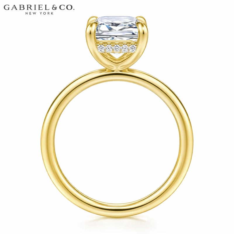 3.00ctr-5.00ctr Radiant Cut Lab Grown Diamond Ring