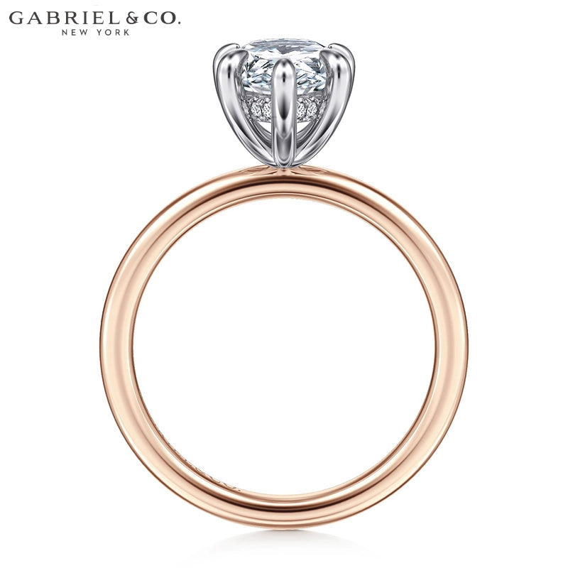 1.25ctr-2.50ctr Pear Cut Lab Grown Diamond Ring