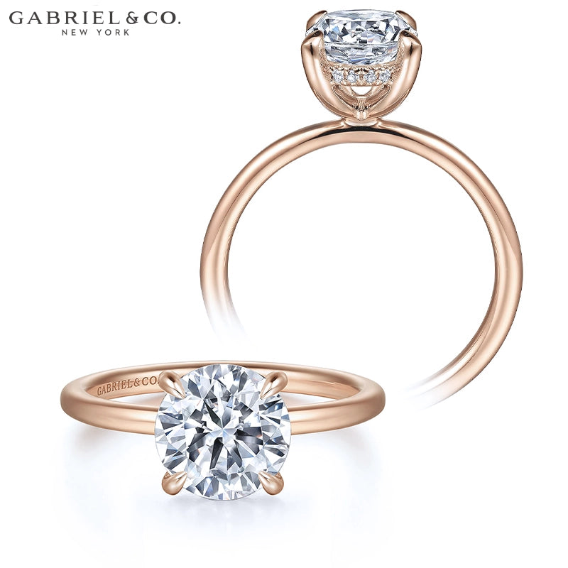 1.25ctr-2.50ctr Round Cut Lab Grown Diamond Ring Tailor Made