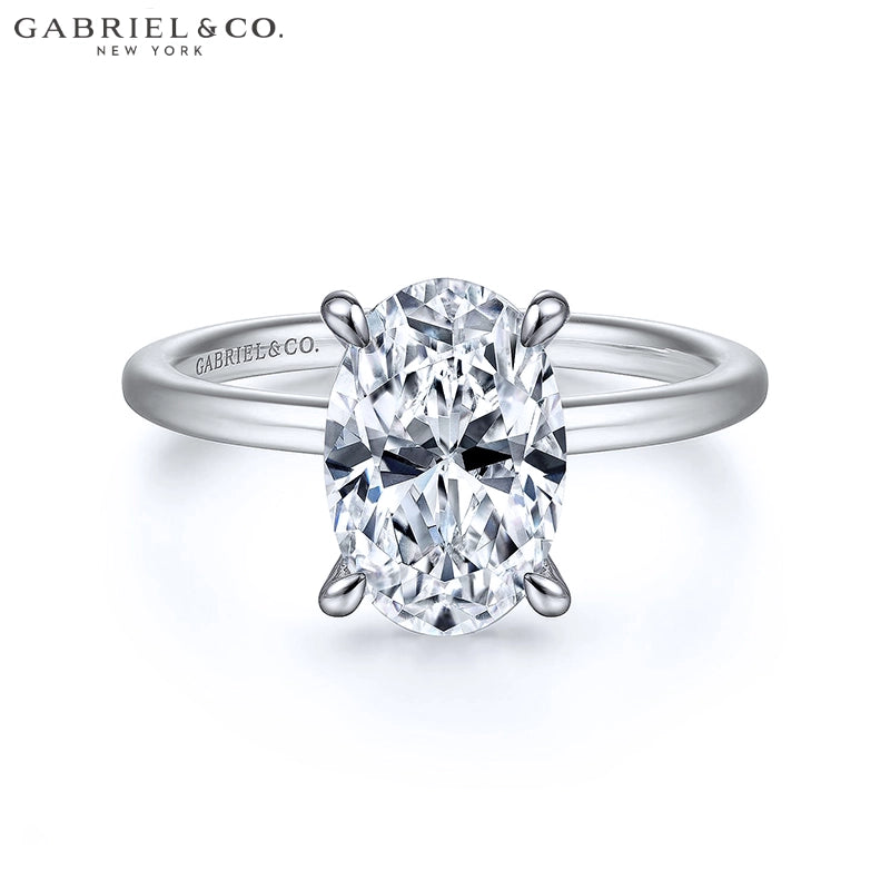 1.25ctr-2.50ctr Oval Cut Lab Grown Diamond Ring Tailor Made