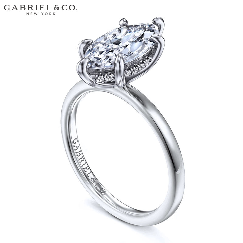 1.25ctr-2.50ctr Marquise Cut Lab Grown Diamond Ring Tailor Made