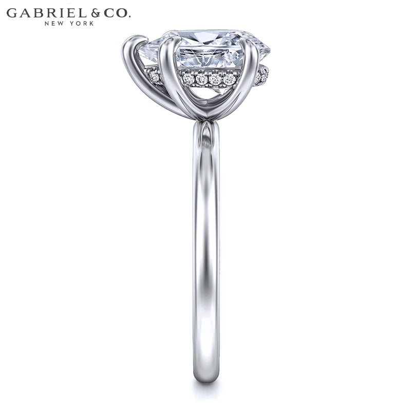 1.25ctr-2.50ctr Pear Cut Lab Grown Diamond Ring