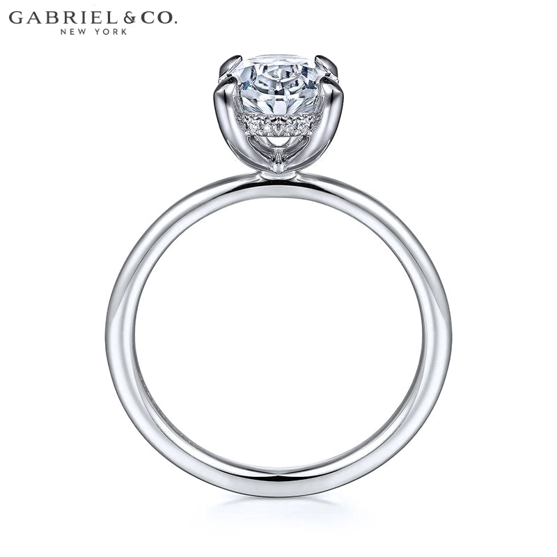1.25ctr-2.50ctr Oval Cut Lab Grown Diamond Ring Tailor Made