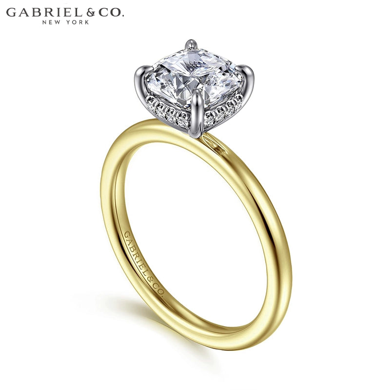 1.25ctr-2.50ctr Square Cushion Cut Lab Grown Diamond Ring Tailor Made