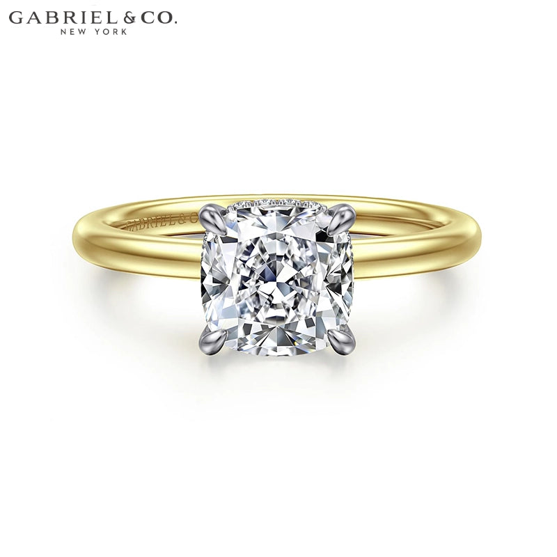 1.25ctr-2.50ctr Square Cushion Cut Lab Grown Diamond Ring