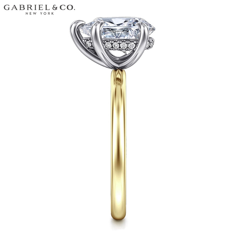 2.08ctw Pear Cut Lab Grown Diamond Ring