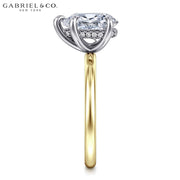 2.08ctw Pear Cut Lab Grown Diamond Ring