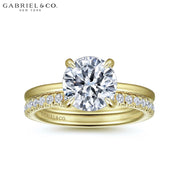 2.13ctw Round Cut Lab Grown Diamond Ring