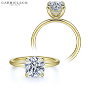 2.13ctw Round Cut Lab Grown Diamond Ring