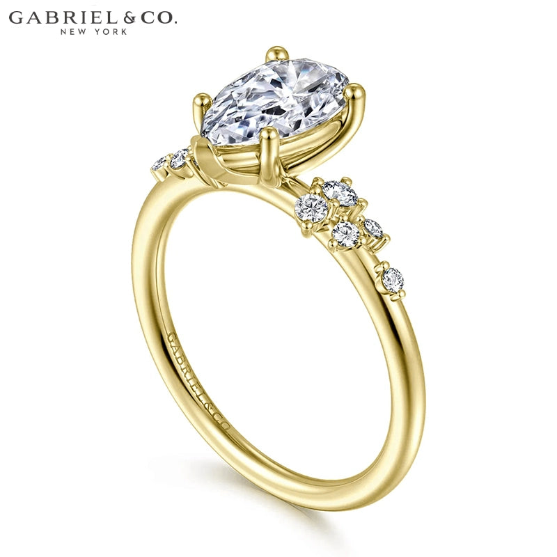 1.00ctr-2.00ctr Pear Cut Natural Diamond Ring Tailor Made