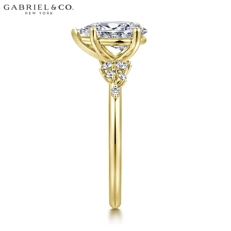1.00ctr-2.00ctr Pear Cut Natural Diamond Ring Tailor Made