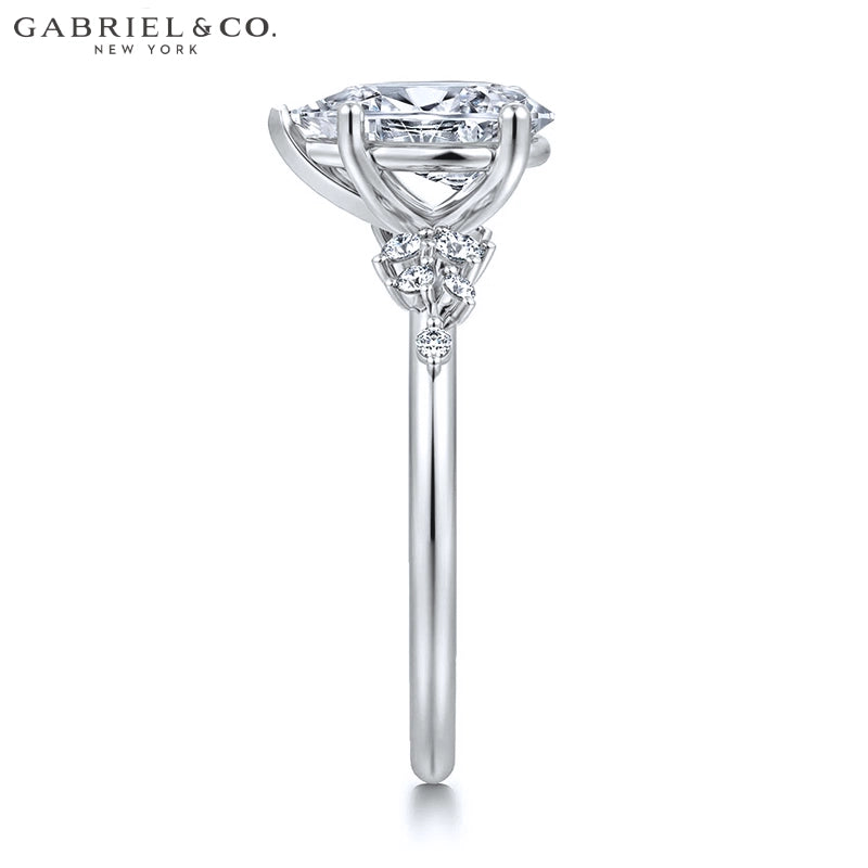 1.00ctr-2.00ctr Pear Cut Natural Diamond Ring Tailor Made
